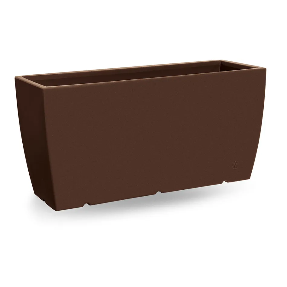 Vaza de exterior dreptunghiulara din polietilena Made in Italy - Albarone Viadurini