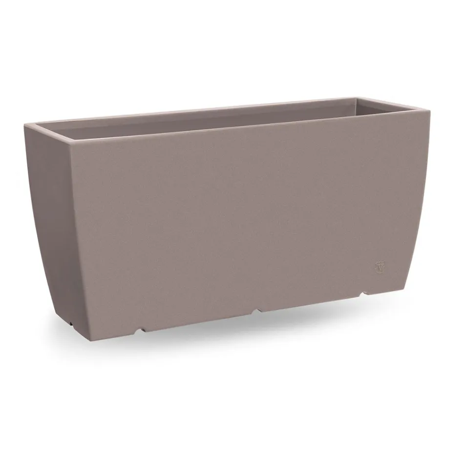 Vaza de exterior dreptunghiulara din polietilena Made in Italy - Albarone Viadurini