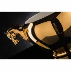 Vaza de interior în ceramică albă sau aur de 24k Handmade în Italia - Jacky Viadurini