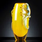 Vaza de vitralii de interior cu Geckos realizată manual în Italia - Geco Viadurini