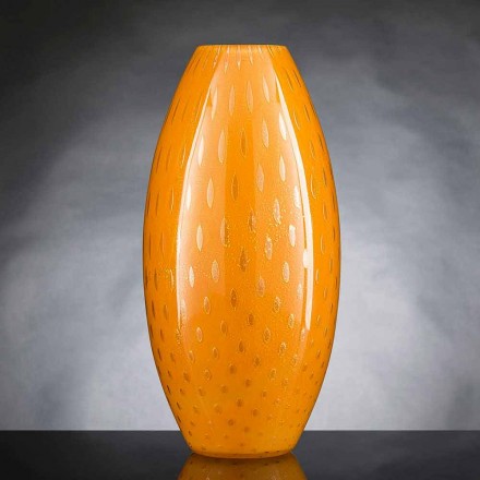 Vaza de interior din sticlă suflată de Murano colorată fabricată în Italia - Asper Viadurini