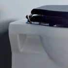 Vase pentru pardoseală Design clasic Înapoi la perete din ceramică Made in Italy - Marwa Viadurini