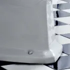 Vase pentru pardoseală Design clasic Înapoi la perete din ceramică Made in Italy - Marwa Viadurini