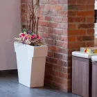 Vaza decorativă colorată Slide Vaza modernă de polietilenă realizată în Italia Viadurini