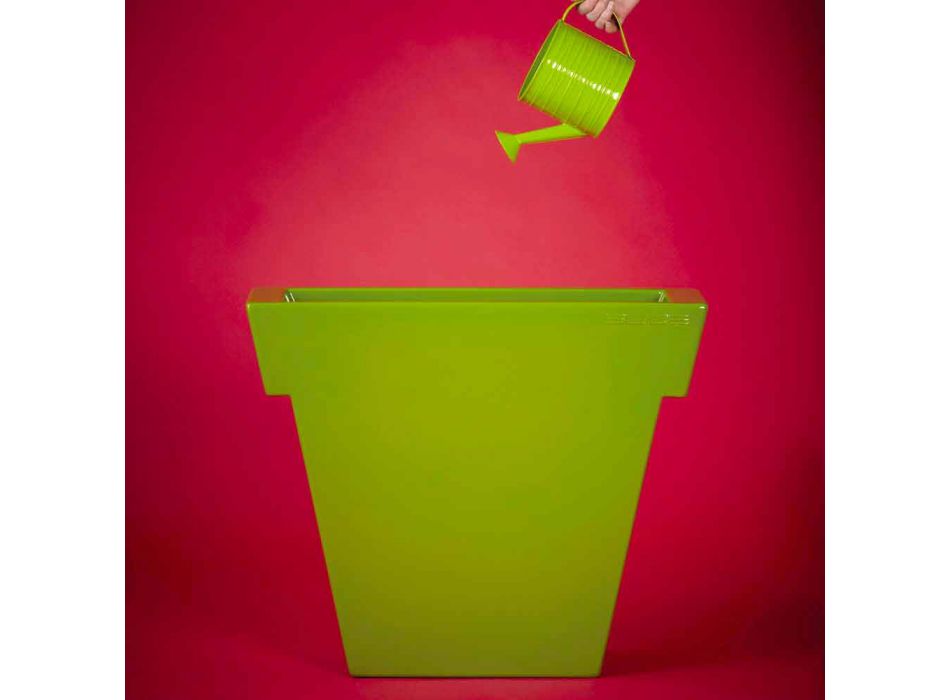 Vaza decorativă colorată Slide Vaza modernă de polietilenă realizată în Italia Viadurini
