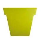 Vaza decorativă colorată Slide Vaza modernă de polietilenă realizată în Italia Viadurini