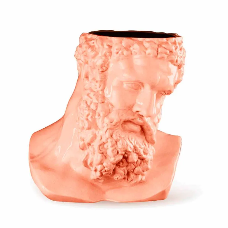 Vază decorativă din ceramică colorată manuală Made in Italy - Maciste Viadurini