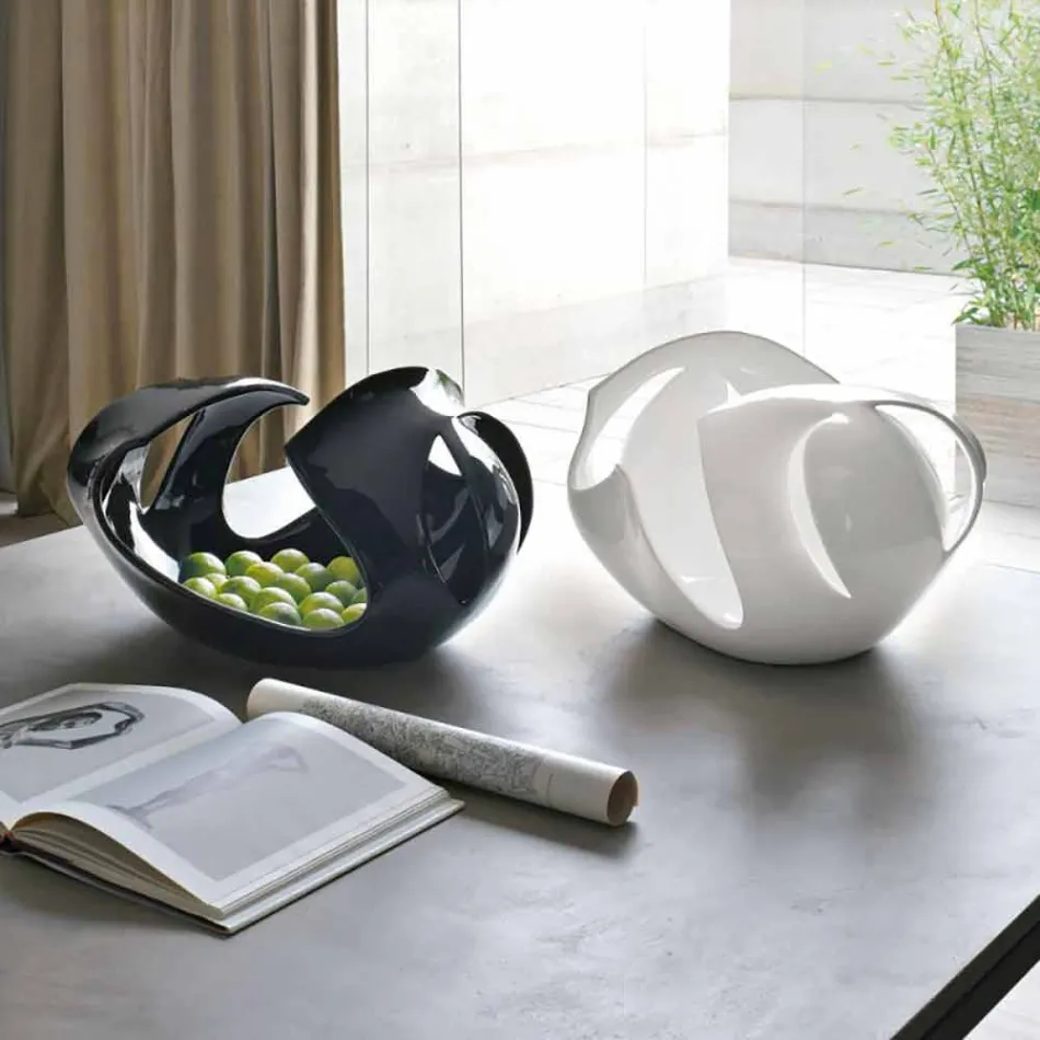 Vaza decorativă din ceramică mată sau glazurată Made in Italy - Waves Viadurini