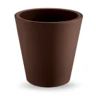 Vaza decorativa rotunda din polietilena colorata Made in Italy - Mengo Viadurini