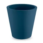 Vaza decorativa rotunda din polietilena colorata Made in Italy - Mengo Viadurini