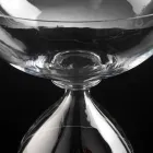 Vază decorativă din sticlă suflată Fabricată manual în Italia - Serena Viadurini