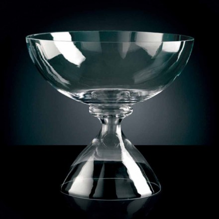 Vază decorativă din sticlă suflată Fabricată manual în Italia - Serena Viadurini