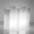 Luminos decorativ vaza Slide Bamboo de design modern realizat în Italia Viadurini