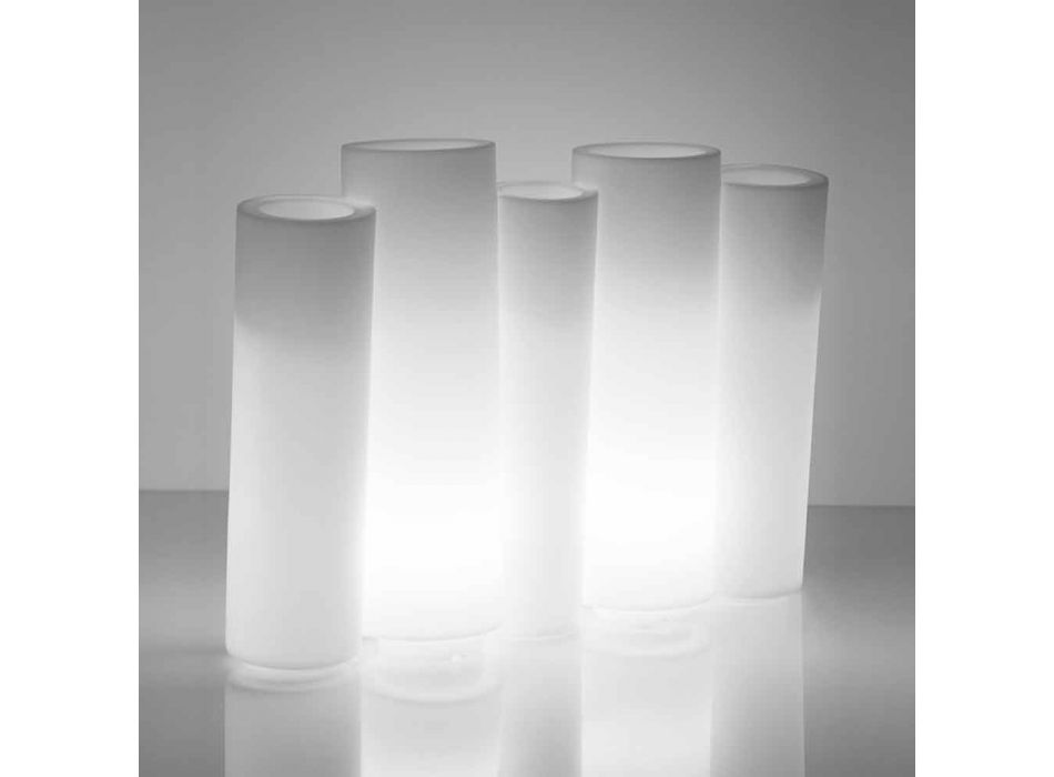 Luminos decorativ vaza Slide Bamboo de design modern realizat în Italia Viadurini