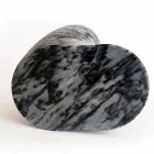 Vaza decorativă modernă din marmură Bardiglio Fiorito Made in Italy - Dido Viadurini