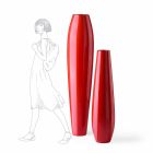 Vază decorativă reversibilă din polietilenă de design Made in Italy - Nadai Viadurini