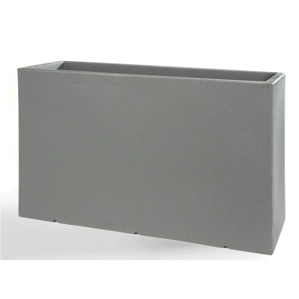 Ghiveci despărțitor de grădină din polietilenă colorată Fabricat în Italia - Maddison Viadurini