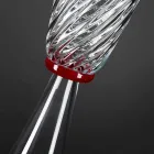 Vază de interior elegantă din sticlă de Murano suflată Fabricată în Italia - Inverso Viadurini