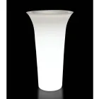 Jardiniera rotunda de gradina din polietilena Made in Italy - Tremont Viadurini