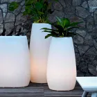 Vază de plantat din plastic luminos, design în 3 dimensiuni - Pandora by Myyour Viadurini