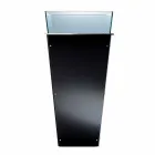 Vază independentă în sticlă și panouri interschimbabile 3 dimensiuni - Ghenna Viadurini