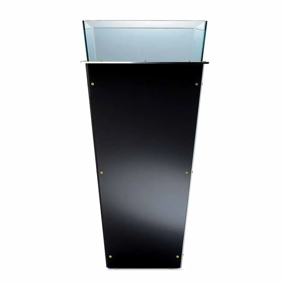 Vază independentă în sticlă și panouri interschimbabile 3 dimensiuni - Ghenna Viadurini