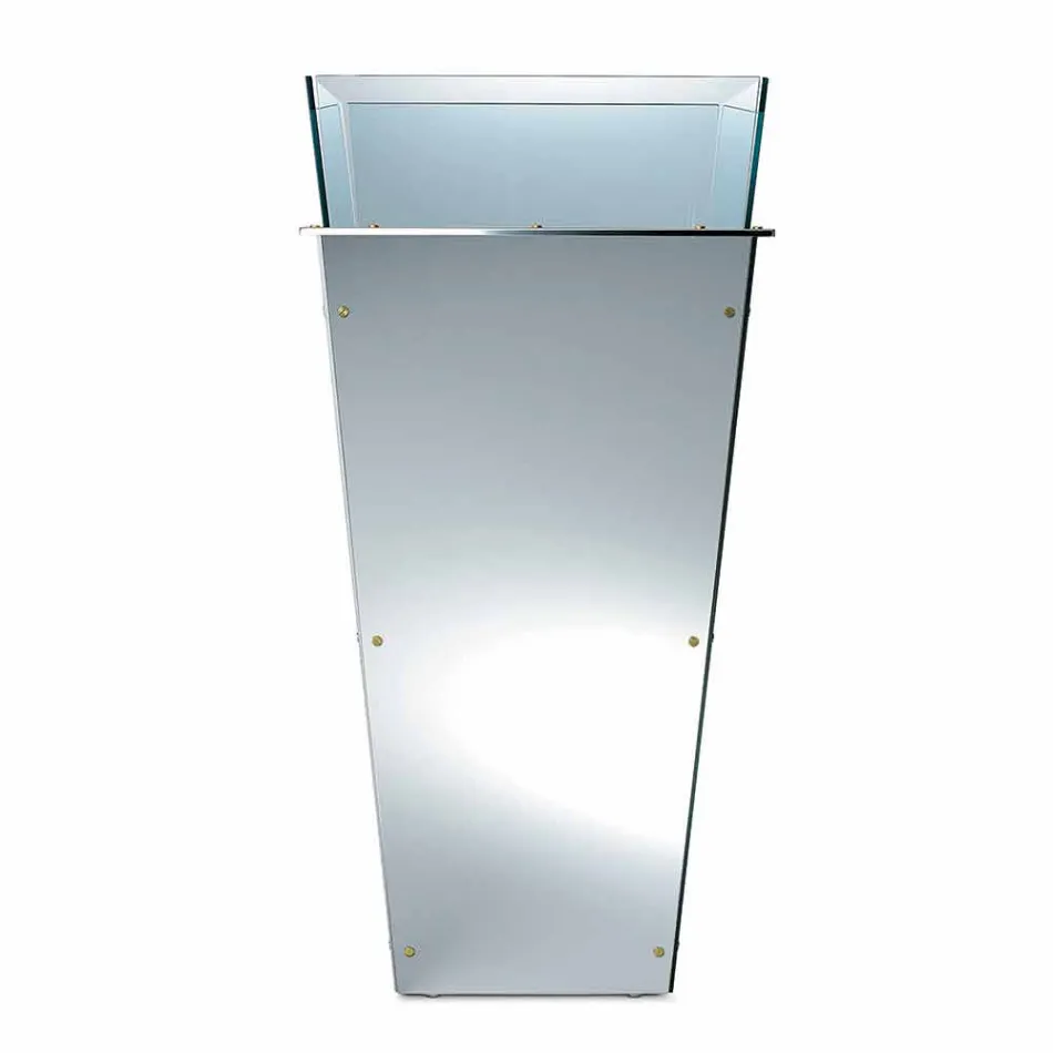 Vază independentă în sticlă și panouri interschimbabile 3 dimensiuni - Ghenna Viadurini