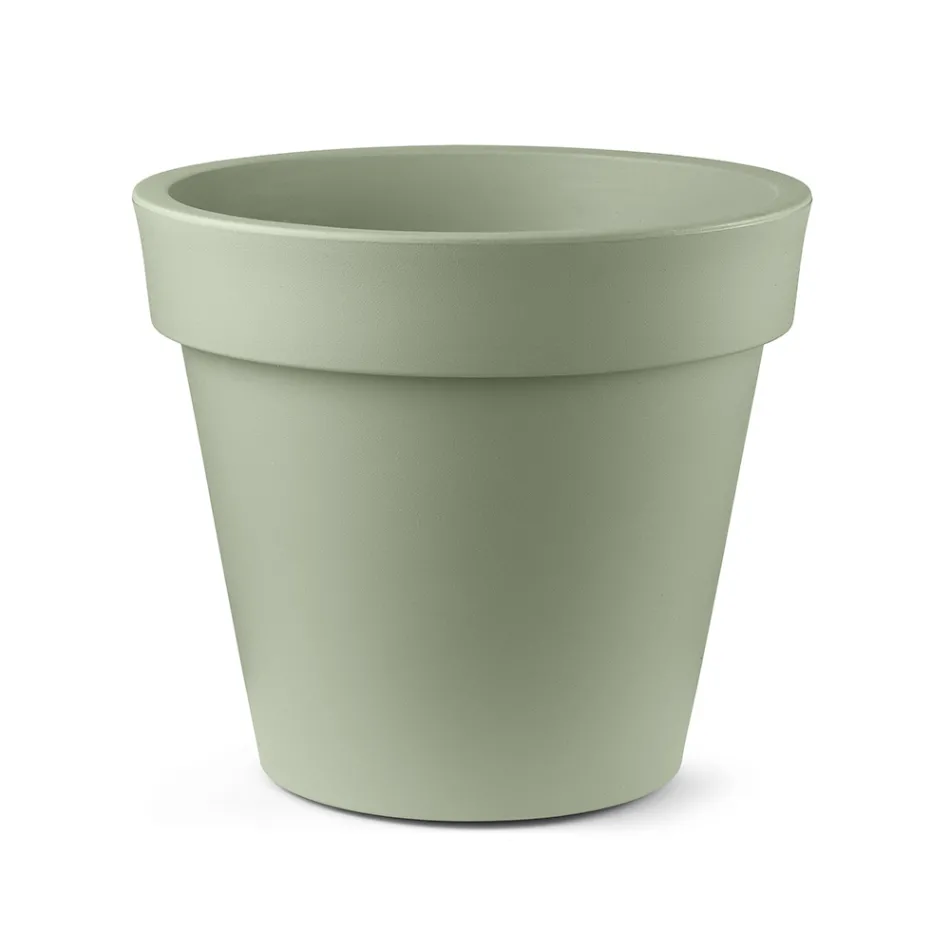 Vasă mare de exterior din polietilenă 4 dimensiuni Made in Italy - Emporium Viadurini