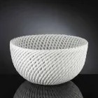 Vază ceramică manuală cu bătătură țesută Fabricată în Italia - Napoleon Viadurini