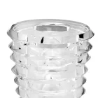 Vază de cristal Design original cu inele de lux Made in Italy - Mexto Viadurini