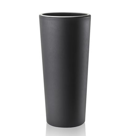 Vaza în formă de clopot din polietilenă albă sau antracit 2 bucăți - Milek Viadurini