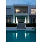 Vaza luminoasă pentru exterior cu lumină LED din polietilenă Made in Italy - Nadai Viadurini