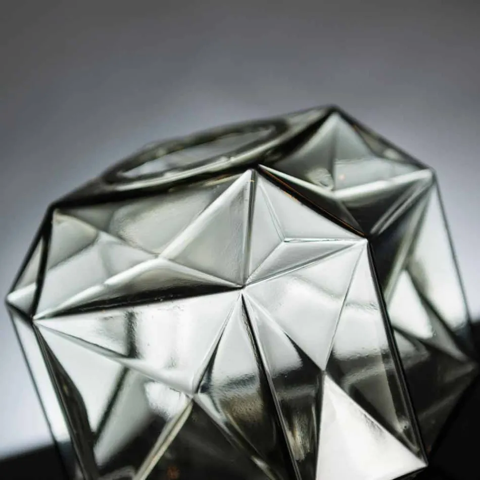 Vaza modernă din sticlă de interior, fabricată manual în Italia - Eagle Viadurini