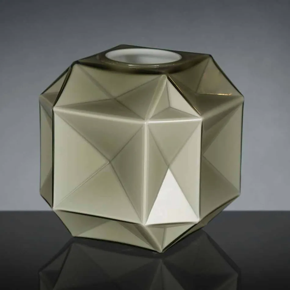 Vaza modernă din sticlă de interior, fabricată manual în Italia - Eagle Viadurini