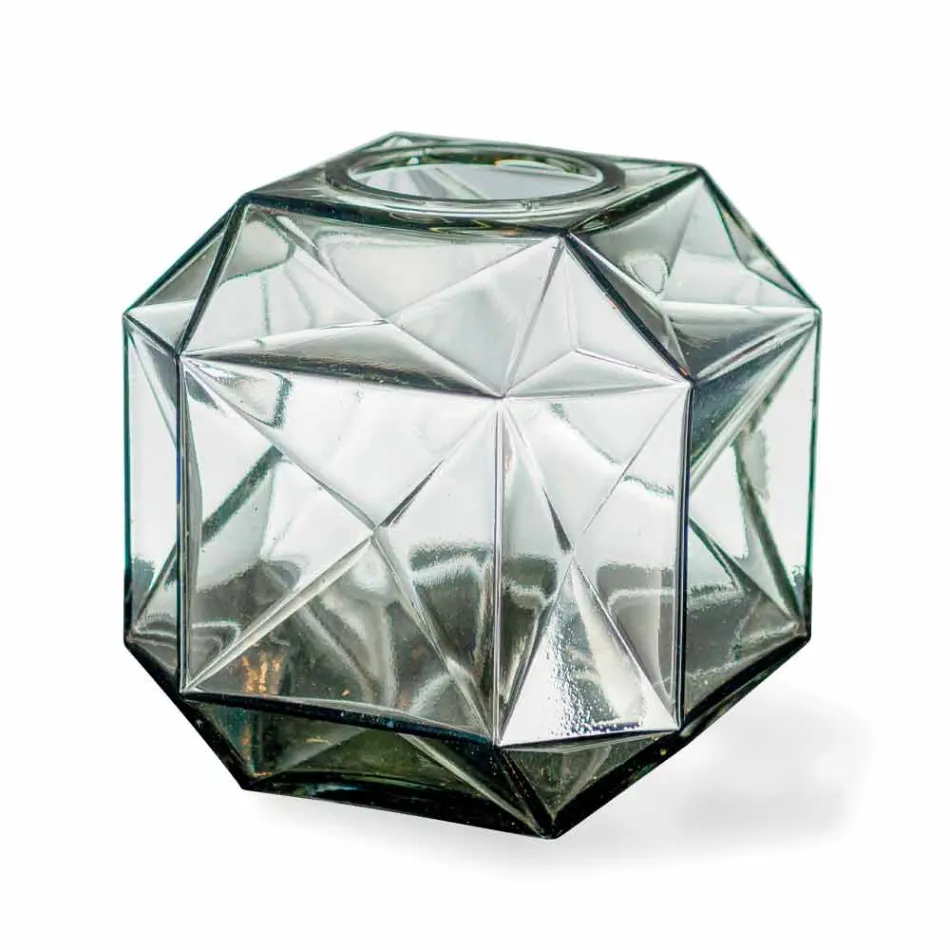 Vaza modernă din sticlă de interior, fabricată manual în Italia - Eagle Viadurini