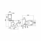 Vază Monobloc de design clasic în ceramică albă fabricată în Italia - Marwa Viadurini