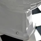 Vază Monobloc de design clasic în ceramică albă fabricată în Italia - Marwa Viadurini