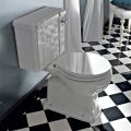 Vază Monobloc de design clasic în ceramică albă fabricată în Italia - Marwa