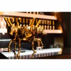 Vaza ornamentală de interior din ceramică albă sau aur de 24k Made in Italy - Jacky Viadurini