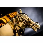 Vaza ornamentală de interior din ceramică albă sau aur de 24k Made in Italy - Jacky Viadurini