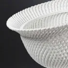 Vază ceramică ornamentală de interior realizată manual în Italia - Napoleon Viadurini