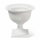 Vază ceramică ornamentală de interior realizată manual în Italia - Napoleon Viadurini