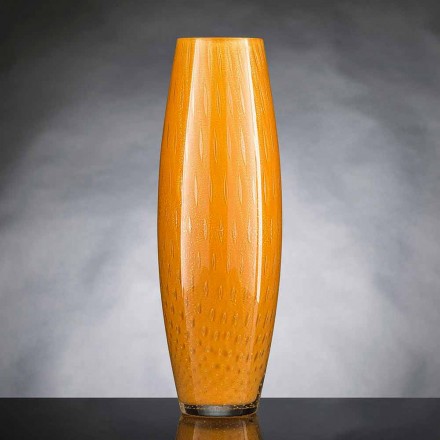 Vază ornamentală din sticlă de Murano suflată colorată Made in Italy - Asper Viadurini