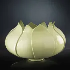 Vază ornamentală modernă din ceramică colorată realizată manual în Italia - Onix Viadurini