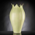 Vază ornamentală modernă din ceramică colorată realizată manual în Italia - Onix
