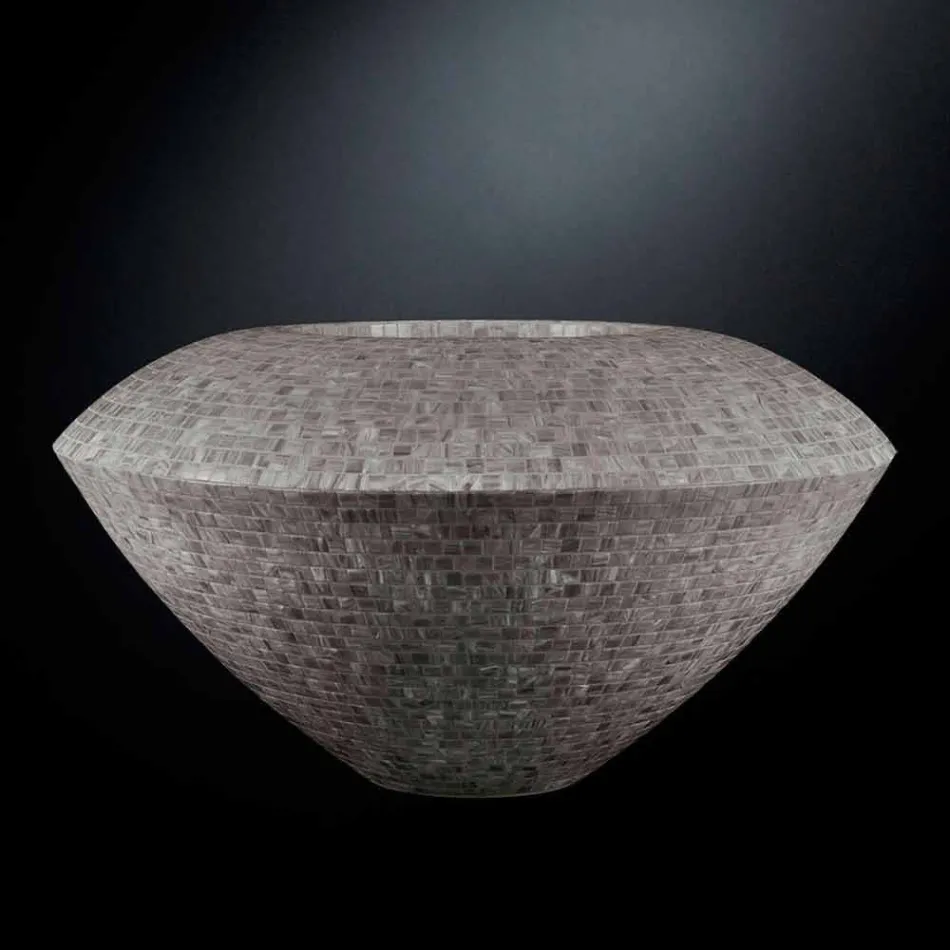 Vaza ornamentală modernă din polietilenă colorată Made in Italy - Cherestea Viadurini