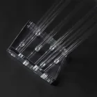 Vază de interior din plexiglas transparent, fabricată în Italia - Fortunato Viadurini