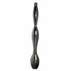 Vaza de interior în rășină aurie sau argintie finisare frunze de argint Made in Italy - Quarto Viadurini