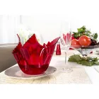 Vază din plexiglas colorat drapat reciclabil 2 bucăți 2 dimensiuni - Gabria Viadurini