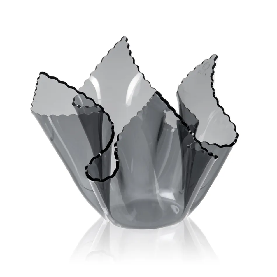 Vază din plexiglas colorat drapat reciclabil 2 bucăți 2 dimensiuni - Gabria Viadurini